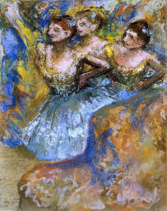  Edgar Degas Group of Dancers - Canvas Print