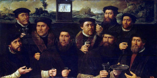  Dirck Jacobsz Group Portrait of the Amsterdam Shooting Corporation - Canvas Print