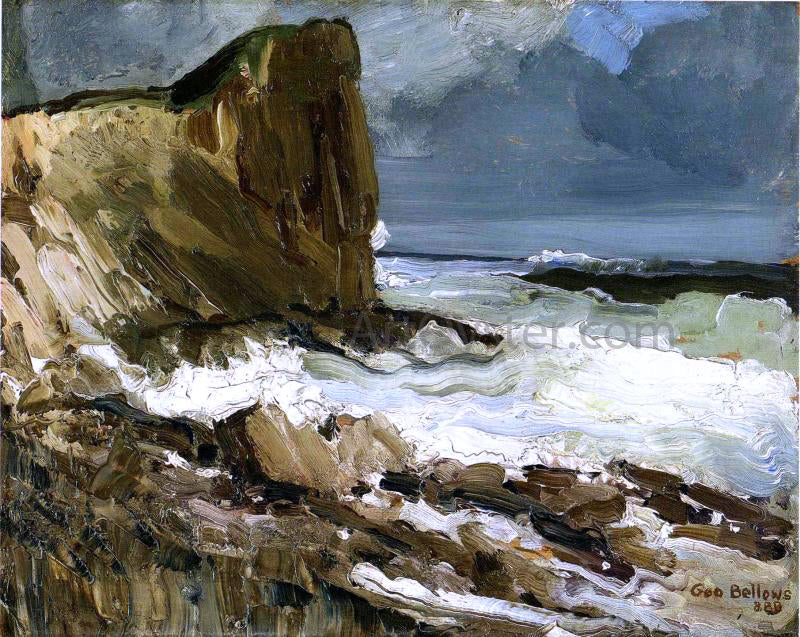  George Wesley Bellows Gull Rock and Whitehead - Canvas Print