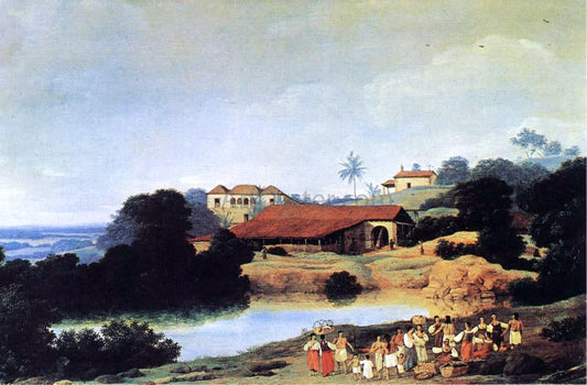  Frans Post Hacienda - Canvas Print