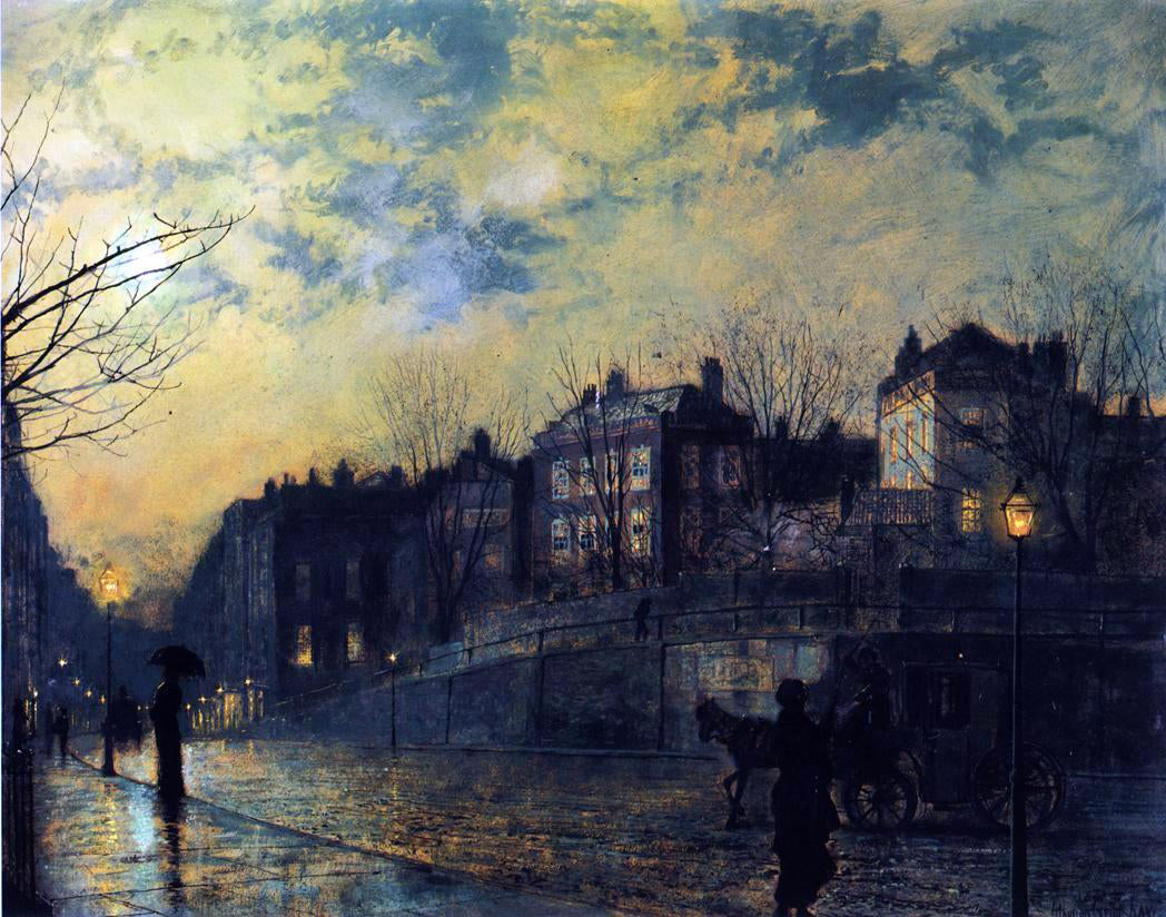  John Atkinson Grimshaw Hampstead - Canvas Print