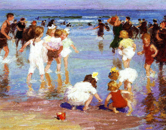  Edward Potthast Happy Days - Canvas Print