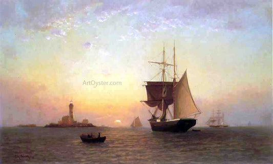  Francis A Silva Harbor Scene - Canvas Print