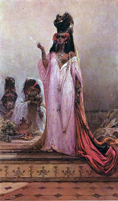  Georges Victor Clairin Harem Woman - Canvas Print