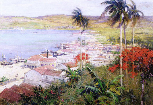  Willard Leroy Metcalf Havana Harbor - Canvas Print