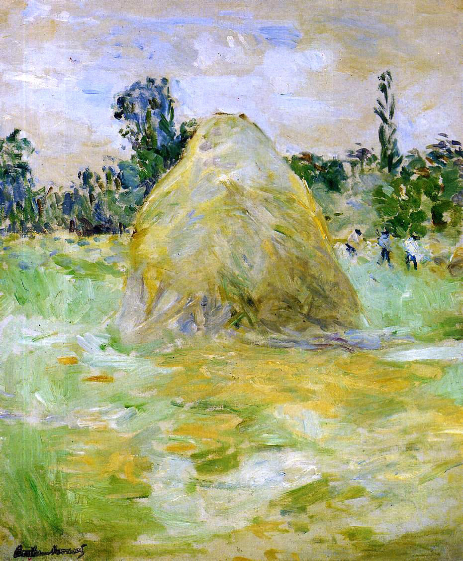  Berthe Morisot Haystack - Canvas Print