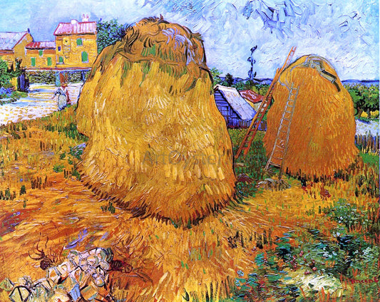  Vincent Van Gogh Haystacks in Provence - Canvas Print