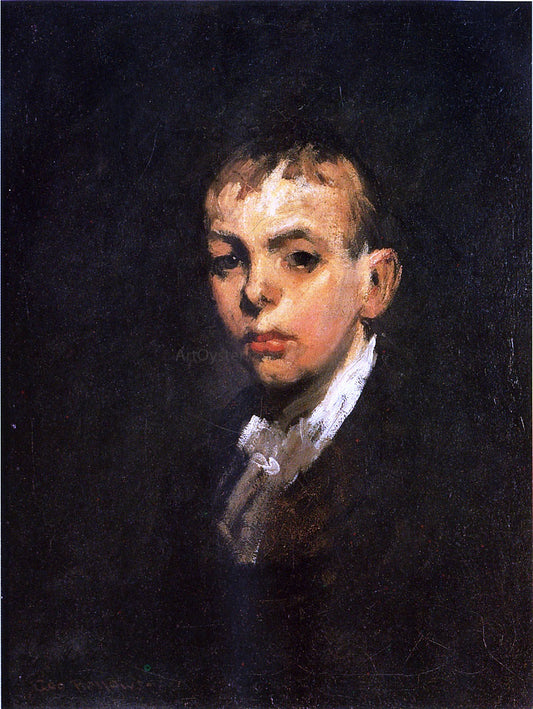  George Wesley Bellows Head of a Boy (also known as Gray Boy) - Canvas Print