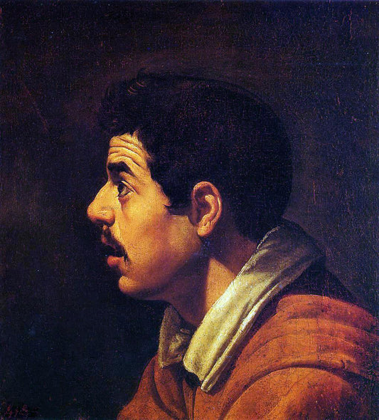  Diego Velazquez Head of a Young Man in Profile - Canvas Print