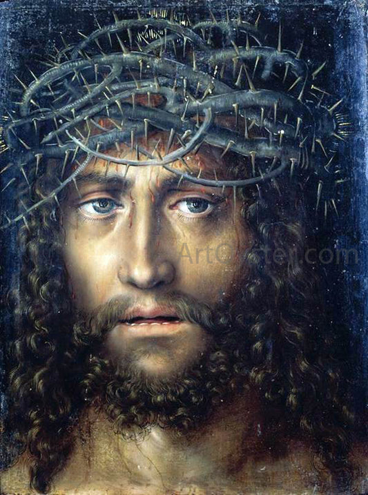  The Elder Lucas Cranach Head of Christ Crowned with Thorns - Canvas Print