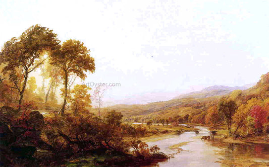  Jasper Francis Cropsey Headwaters of the Hudson - Canvas Print