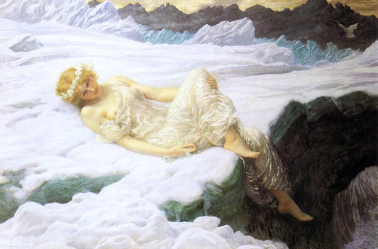  Edward Hughes Heart of Snow - Canvas Print