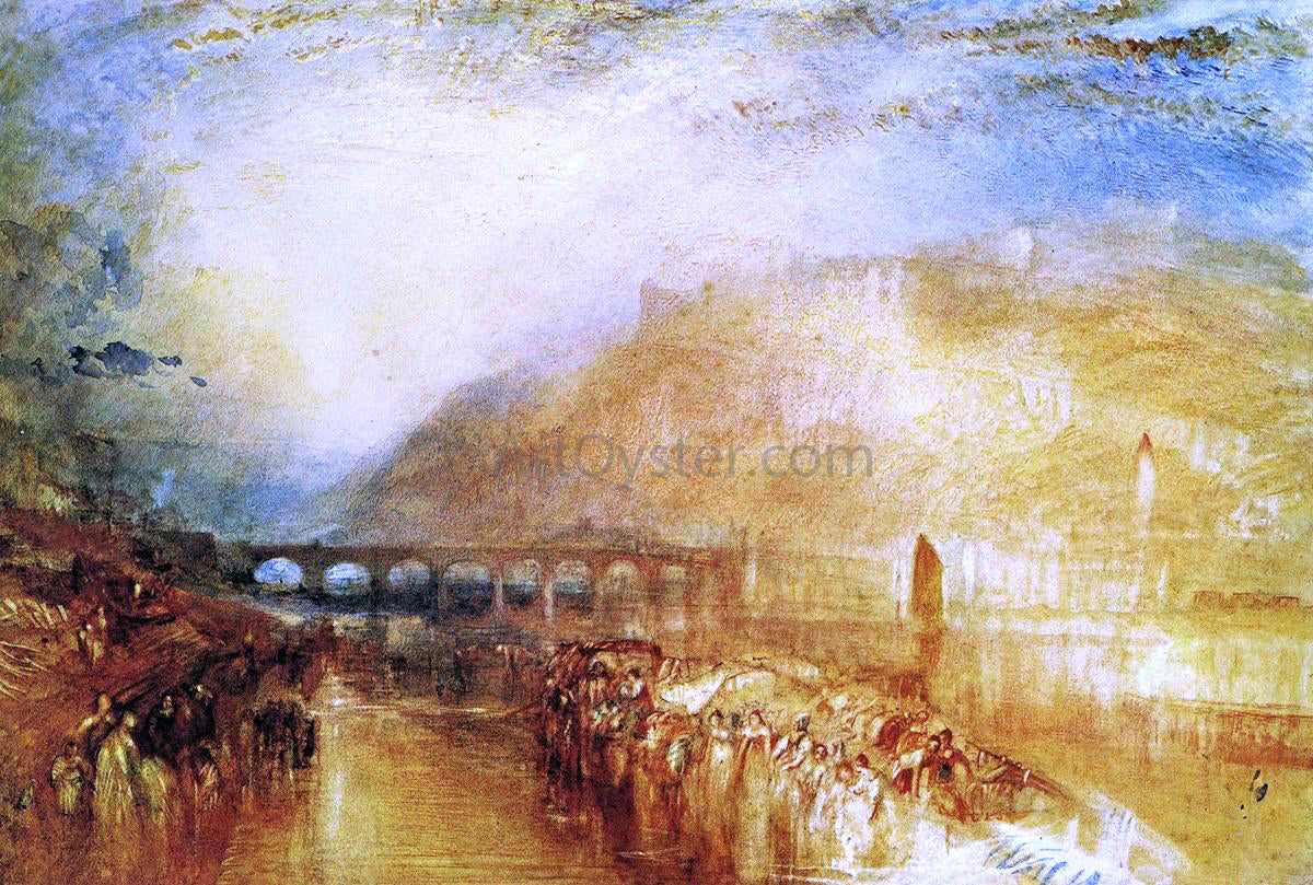  Joseph William Turner Heidelberg - Canvas Print