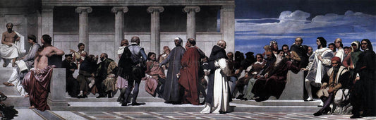  Paul Delaroche Hemicycle (detail) - Canvas Print