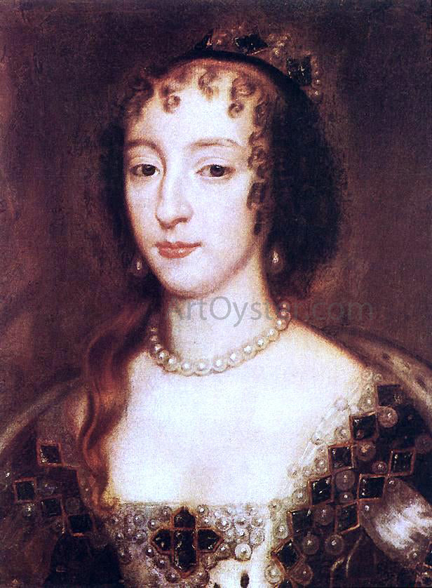  Sir Peter Lely Henrietta Maria of France, Queen of England - Canvas Print