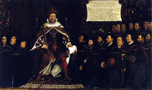  The Younger Hans Holbein Henry VIII and the Barber Surgeons - Canvas Print