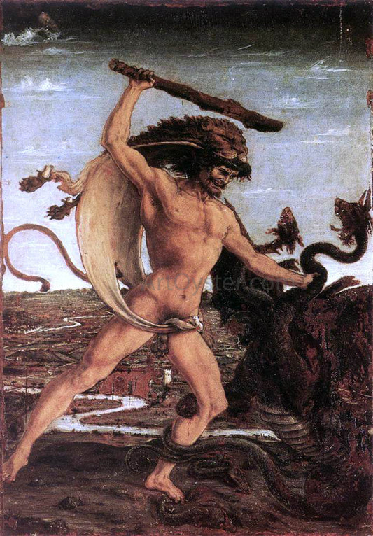  Antonio Del Pollaiuolo Hercules and the Hydra - Canvas Print