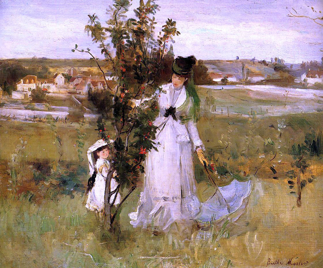  Berthe Morisot Hide and Seek - Canvas Print