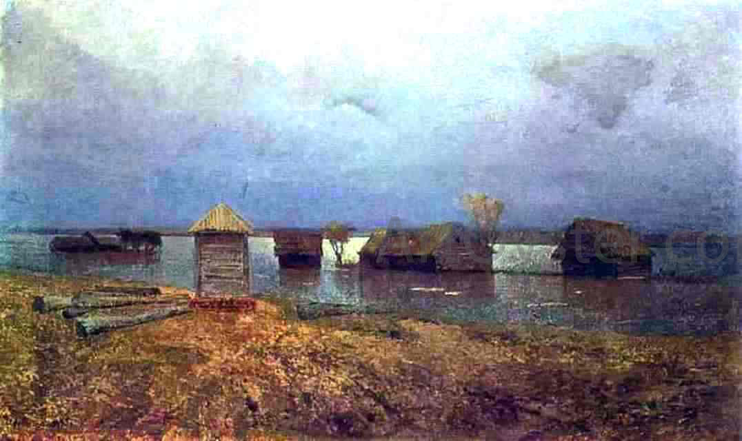  Isaac Ilich Levitan High Waters - Canvas Print