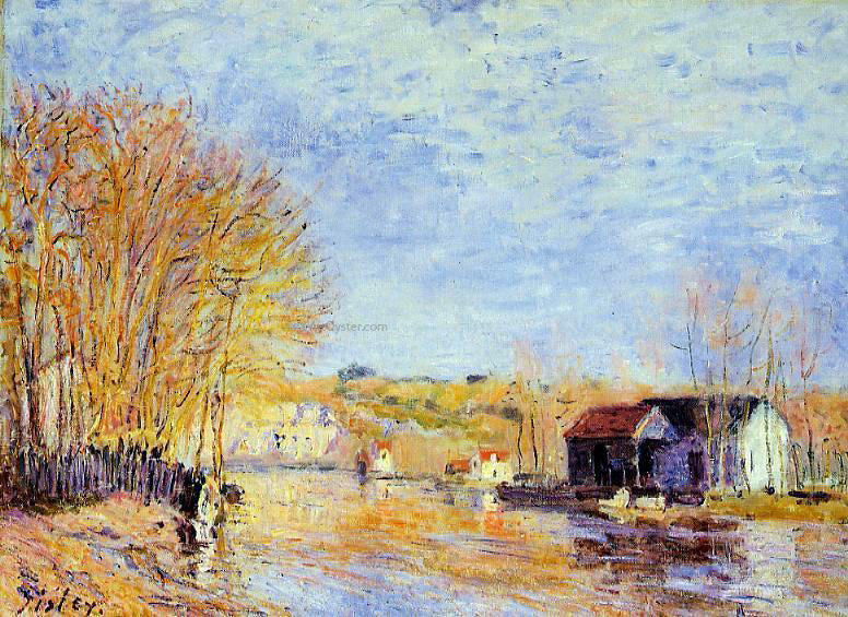  Alfred Sisley High Waters at Moret-sur-Loing - Canvas Print