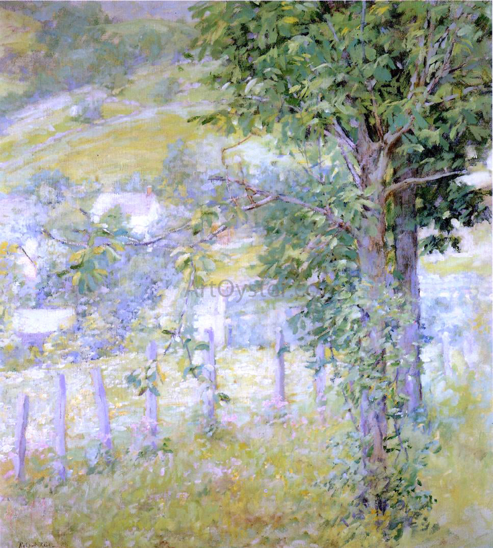  Robert Lewis Reid Hillside in Summer - Canvas Print