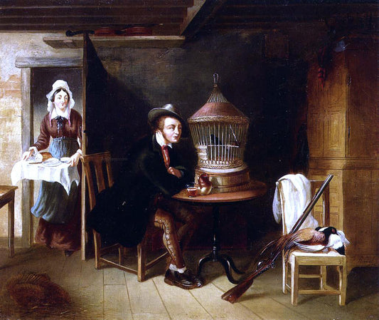  Frederick Rondel His Favorite Pet - Canvas Print