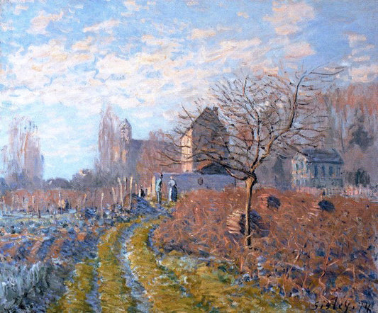  Alfred Sisley Hoar Frost -St. Martin's Summer (Indian Summer) - Canvas Print