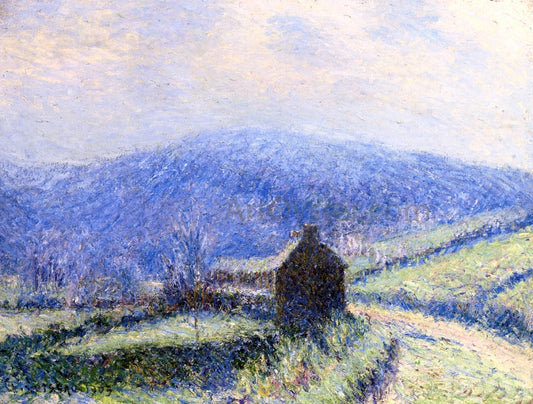  Gustave Loiseau Hoarfrost at Huelgoat, Finistere - Canvas Print