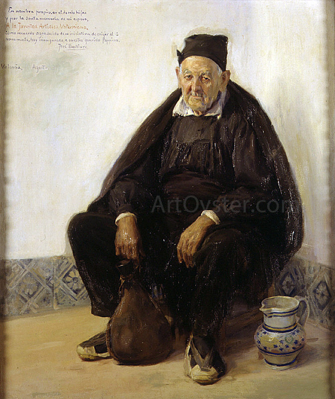  Jose Benlliure Gil Hombre Mayor - Canvas Print