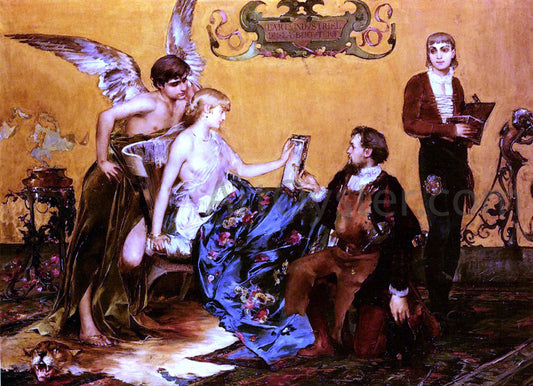  Paul Jean Gervais Hommage A La Bijouterie Francaise - Canvas Print