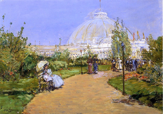  Frederick Childe Hassam Horticultural Building, World's Columbian Exposition, Chicago - Canvas Print