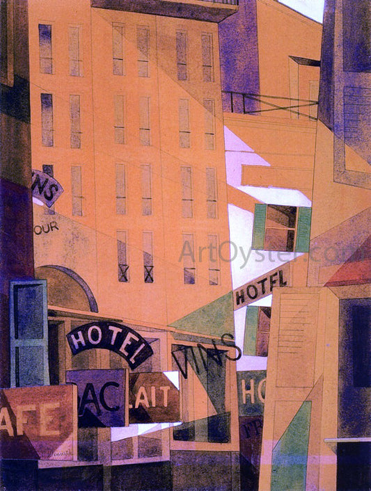  Charles Demuth Hotel - Canvas Print