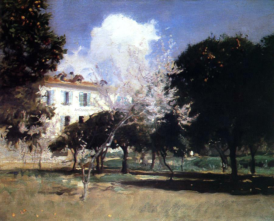  John Singer Sargent House and Garden - Canvas Print