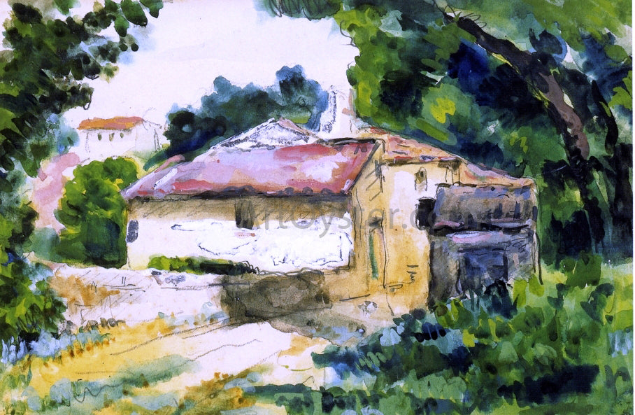  Paul Cezanne House in Provence - Canvas Print