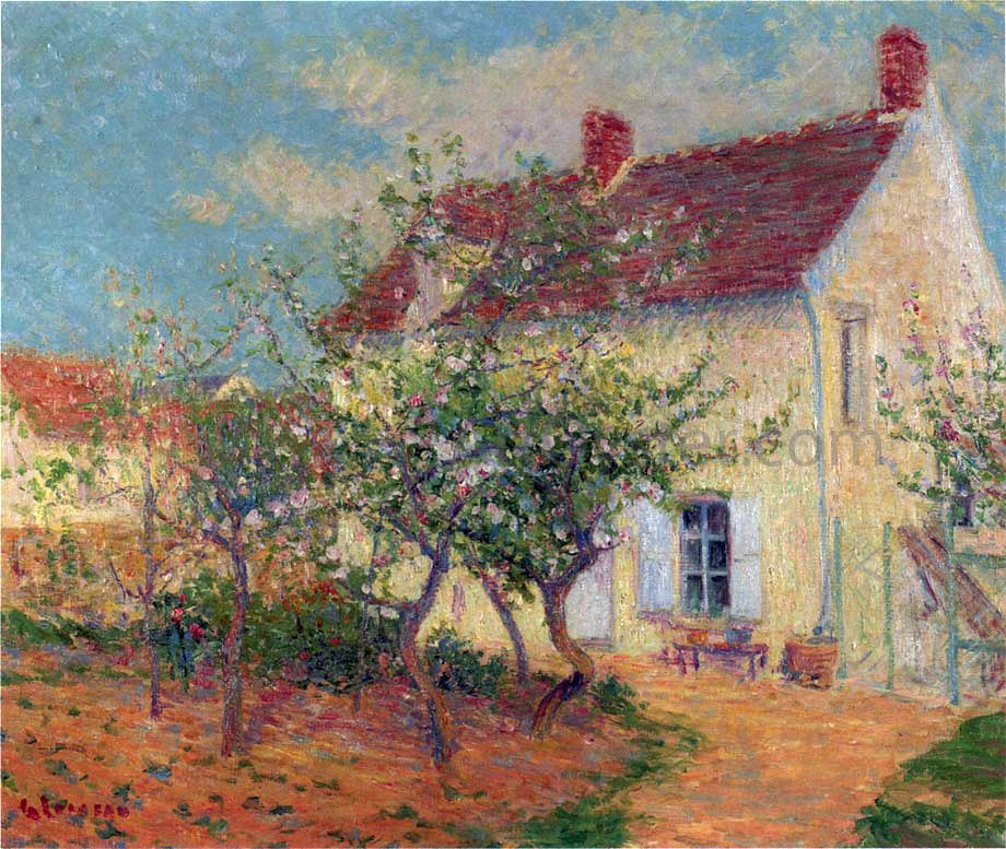  Gustave Loiseau House in the Country - Canvas Print