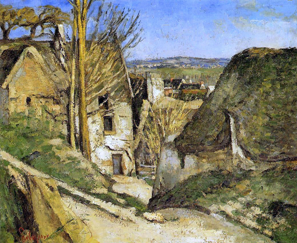  Paul Cezanne House of the Hanged Man, Auvers-sur-Oise - Canvas Print