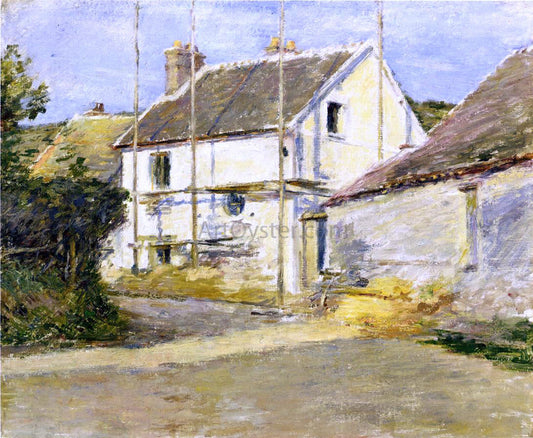  Theodore Robinson House with Scaffolding - Canvas Print