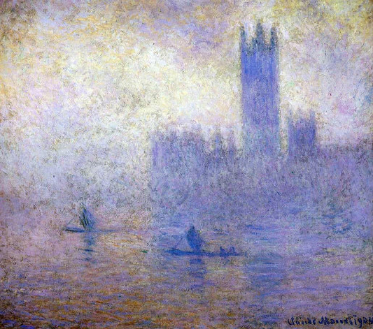  Claude Oscar Monet Houses of Parliament, Fog Effect - Canvas Print