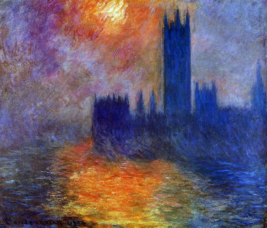  Claude Oscar Monet Houses of Parliament, Sunset - Canvas Print