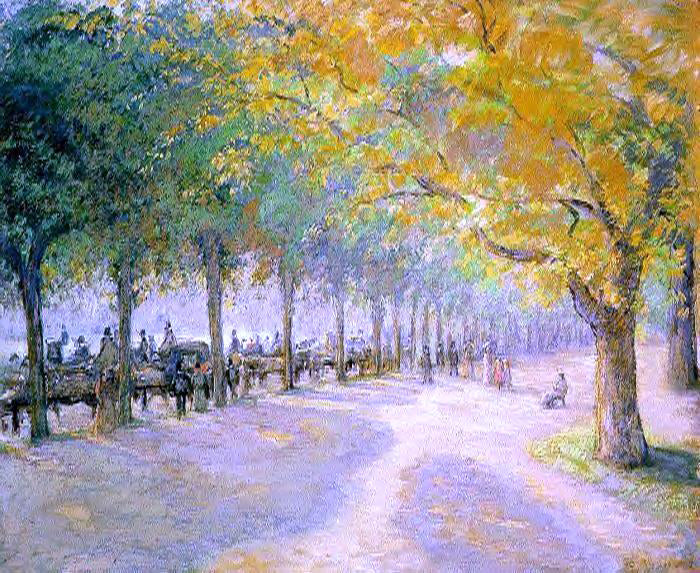  Camille Pissarro Hyde Park, London - Canvas Print