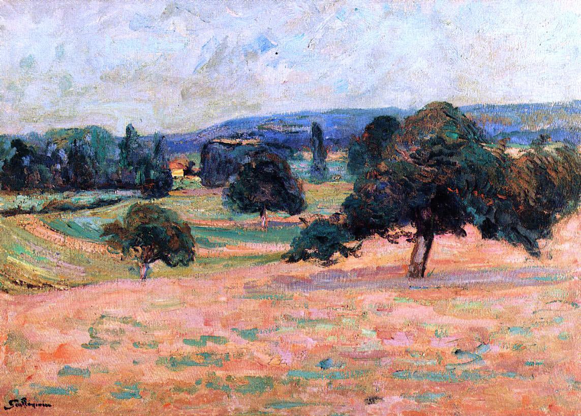  Armand Guillaumin Ile de France Landscape - Canvas Print