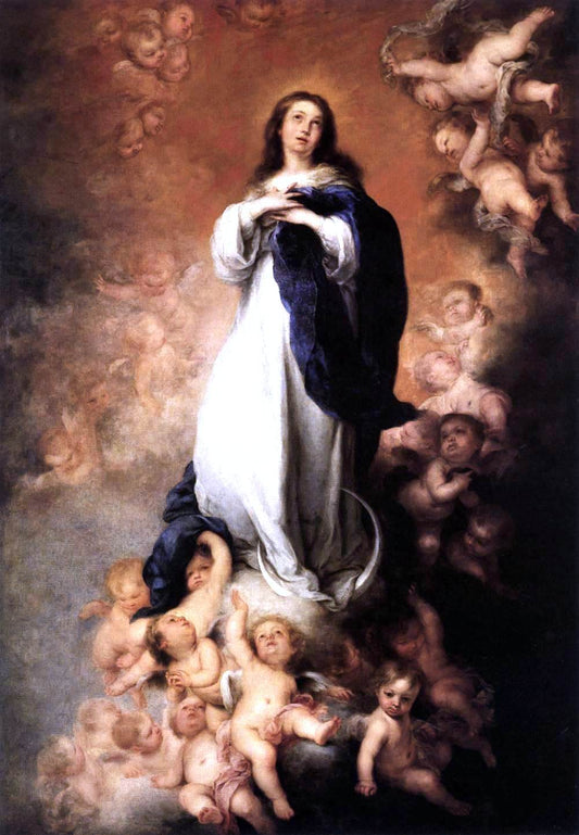  Bartolome Esteban Murillo Immaculate Conception - Canvas Print