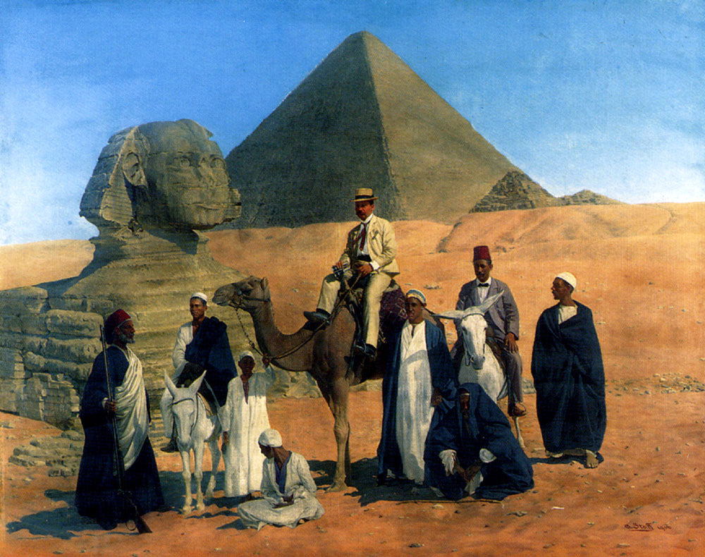  Alois Stoff In Search of the Pharaohs - Canvas Print