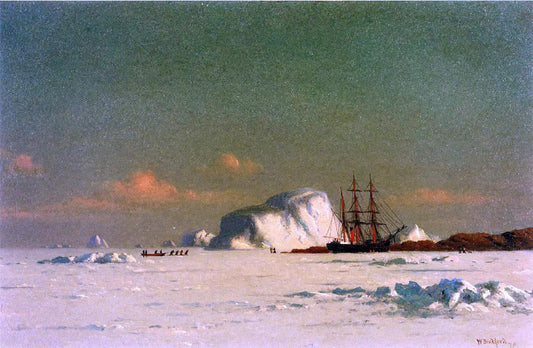  William Bradford In the Arctic - Canvas Print