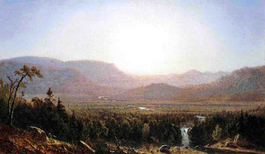  Sanford Robinson Gifford In the Catskills (also known as A Catskill Study) - Canvas Print