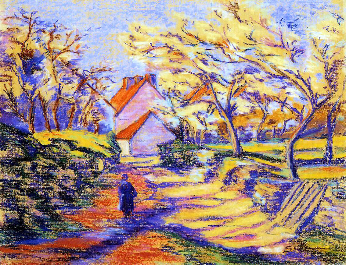  Armand Guillaumin In the Countryside - Canvas Print