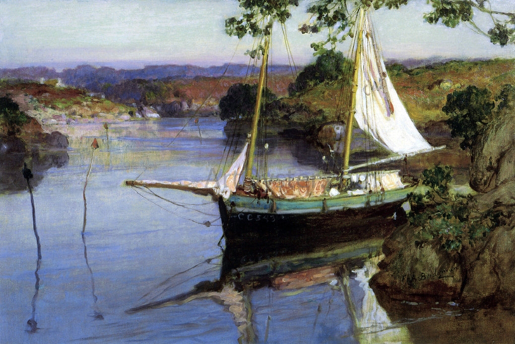  Frederick Arthur Bridgeman In the Cove - Canvas Print