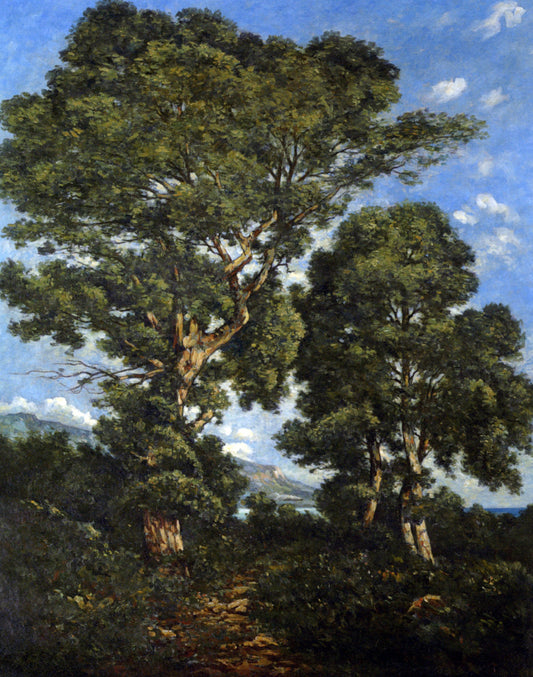  Henri Harpignies In The Forest - Canvas Print