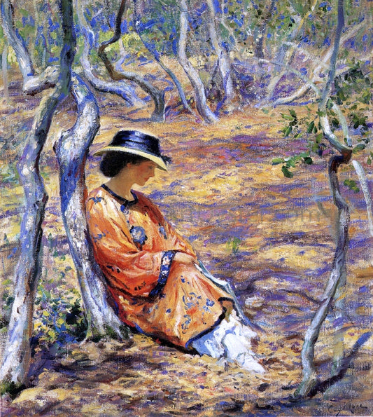  Guy Orlando Rose In the Oak Grove - Canvas Print