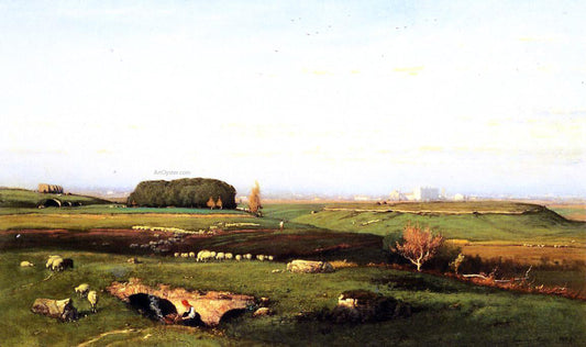  George Inness In the Roman Campagna - Canvas Print